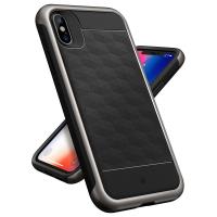 Caseology Parallax Case - Etui iPhone Xs / X (Black/Warm Gray) Caseology Parallax Case - Etui iPhone Xs / X (Black/Warm Gray)