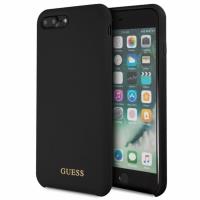 Guess Silicone - Etui iPhone 8 Plus / 7 Plus (czarny) Guess Silicone - Etui iPhone 8 Plus / 7 Plus (czarny)