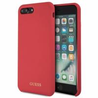 Guess Silicone - Etui iPhone 8 Plus / 7 Plus (czerwony) Guess Silicone - Etui iPhone 8 Plus / 7 Plus (czerwony)