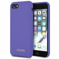 Guess Silicone - Etui iPhone 8 / 7 (fioletowy) Guess Silicone - Etui iPhone 8 / 7 (fioletowy)