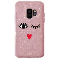 PURO Glitter EYES Shine Cover - Etui Samsung Galaxy S9 (Rose Gold) Limited edition PURO Glitter EYES Shine Cover - Etui Samsung Galaxy S9 (Rose Gold) Limited edition