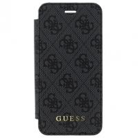 Guess Book 4G Charms Collection - Etui iPhone 8 Plus / 7 Plus z kieszeniami na karty (szary) Guess Book 4G Charms Collection - Etui iPhone 8 Plus / 7 Plus z kieszeniami na karty (szary)