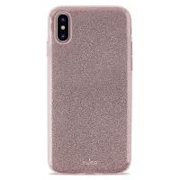 PURO Glitter Shine Cover - Etui iPhone XR (Rose Gold)