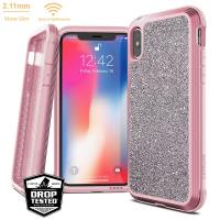 X-Doria Defense Lux - Etui aluminiowe iPhone Xs / X (Drop test 3m) (Pink Glitter) X-Doria Defense Lux - Etui aluminiowe iPhone Xs / X (Drop test 3m) (Pink Glitter)