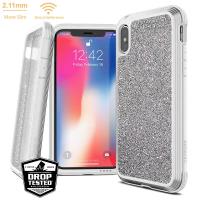 X-Doria Defense Lux - Etui aluminiowe iPhone Xs / X (Drop test 3m) (White Glitter) X-Doria Defense Lux - Etui aluminiowe iPhone Xs / X (Drop test 3m) (White Glitter)
