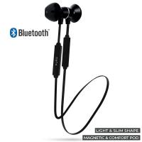 PURO Magnet Pod - Bezprzewodowe słuchawki magnetyczne, Bluetooth 4.1 (czarny)