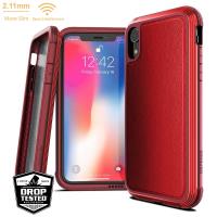 X-Doria Defense Lux - Etui aluminiowe iPhone XR (Drop test 3m) (Red Leather) X-Doria Defense Lux - Etui aluminiowe iPhone XR (Drop test 3m) (Red Leather)