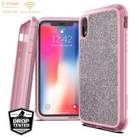 X-Doria Defense Lux - Etui aluminiowe iPhone XR (Drop test 3m) (Pink Glitter) X-Doria Defense Lux - Etui aluminiowe iPhone XR (Drop test 3m) (Pink Glitter)