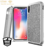 X-Doria Defense Lux - Etui aluminiowe iPhone XR (Drop test 3m) (White Glitter) X-Doria Defense Lux - Etui aluminiowe iPhone XR (Drop test 3m) (White Glitter)