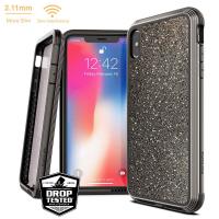 X-Doria Defense Lux - Etui aluminiowe iPhone Xs Max (Drop test 3m) (Dark Glitter) X-Doria Defense Lux - Etui aluminiowe iPhone Xs Max (Drop test 3m) (Dark Glitter)