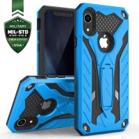 Zizo Static Cover - Pancerne etui iPhone XR z podstawką (Blue/Black) Zizo Static Cover - Pancerne etui iPhone XR z podstawką (Blue/Black)