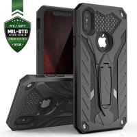 Zizo Static Cover - Pancerne etui iPhone Xs Max z podstawką (Black/Black) Zizo Static Cover - Pancerne etui iPhone Xs Max z podstawką (Black/Black)