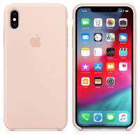 Apple Silicone Case - Silikonowe etui iPhone Xs Max (piaskowy róż) Apple Silicone Case - Silikonowe etui iPhone Xs Max (piaskowy róż)
