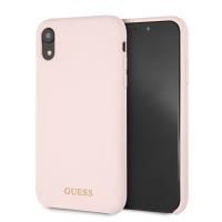 Guess Silicone - Etui iPhone XR (różowy) Guess Silicone - Etui iPhone XR (różowy)