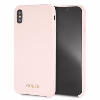 Guess Silicone - Etui iPhone Xs Max (Pink) Guess Silicone - Etui iPhone Xs Max (Pink)