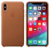 Apple Leather Case - Skórzane etui iPhone Xs Max (naturalny brąz) Apple Leather Case - Skórzane etui iPhone Xs Max (naturalny brąz)