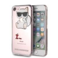 Karl Lagerfeld Choupette Fun Eaten Apple - Etui iPhone 8 / 7 (przezroczysty) Karl Lagerfeld Choupette Fun Eaten Apple - Etui iPhone 8 / 7 (przezroczysty)