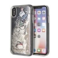 Karl Lagerfeld Liquid Glitter Case - Etui iPhone Xs / X (Gold Glitter) Karl Lagerfeld Liquid Glitter Case - Etui iPhone Xs / X (Gold Glitter)