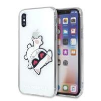 Karl Lagerfeld Choupette Fun - Etui iPhone Xs / X (przezroczysty) Karl Lagerfeld Choupette Fun - Etui iPhone Xs / X (przezroczysty)