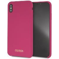 Guess Silicone - Etui iPhone Xs Max (Pink) Guess Silicone - Etui iPhone Xs Max (Pink)