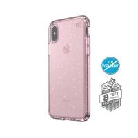 Speck Presidio Clear with Glitter - Etui iPhone Xs / X (BELLA PINK WITH GOLD GLITTER/BELLA PINK) Speck Presidio Clear with Glitter - Etui iPhone Xs / X (BELLA PINK WITH GOLD GLITTER/BELLA PINK)