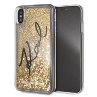 Karl Lagerfeld Signature Glitter Case - Etui iPhone Xs Max (Gold Glitter) Karl Lagerfeld Signature Glitter Case - Etui iPhone Xs Max (Gold Glitter)