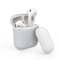Puro ICON Silicon Case - Etui Apple AirPods z dodatkową osłonką (Light Blue + White Cap) Puro ICON Silicon Case - Etui Apple AirPods z dodatkową osłonką (Light Blue + White Cap)