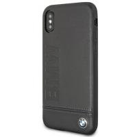 BMW Signature Logo Imprint Case - Skórzane etui iPhone Xs Max z wytłaczanym logo BMW (czarny) BMW Signature Logo Imprint Case - Skórzane etui iPhone Xs Max z wytłaczanym logo BMW (czarny)