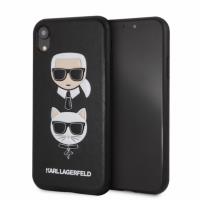 Karl Lagerfeld Embossed Case Karl & Choupette - Etui iPhone XR (Black) Karl Lagerfeld Embossed Case Karl & Choupette - Etui iPhone XR (Black)