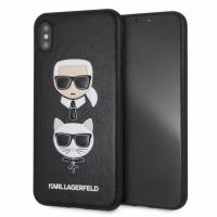 Karl Lagerfeld Embossed Case Karl & Choupette - Etui iPhone Xs Max (Black) Karl Lagerfeld Embossed Case Karl & Choupette - Etui iPhone Xs Max (Black)