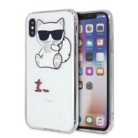 Karl Lagerfeld Choupette Fun Eaten Apple - Etui iPhone Xs / X (Transparent) Karl Lagerfeld Choupette Fun Eaten Apple - Etui iPhone Xs / X (Transparent)