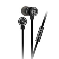 Guess Wire earphones - Uniwersalne słuchawki przewodowe (czarny/srebrny) Guess Wire earphones - Uniwersalne słuchawki przewodowe (czarny/srebrny)