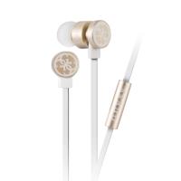 Guess Wire earphones - Uniwersalne słuchawki przewodowe (biały/złoty) Guess Wire earphones - Uniwersalne słuchawki przewodowe (biały/złoty)