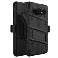 Zizo Bolt Cover - Pancerne etui Samsung Galaxy S10 oraz podstawka & uchwyt do paska (Black/Black) Zizo Bolt Cover - Pancerne etui Samsung Galaxy S10 oraz podstawka & uchwyt do paska (Black/Black)