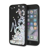 Karl Lagerfeld Signature Glitter Case Iridescent Black - Etui iPhone 8 / 7 (Glitter Sequins) Karl Lagerfeld Signature Glitter Case Iridescent Black - Etui iPhone 8 / 7 (Glitter Sequins)