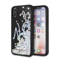 Karl Lagerfeld Signature Glitter Case Iridescent Black - Etui iPhone Xs / X (Glitter Sequins) Karl Lagerfeld Signature Glitter Case Iridescent Black - Etui iPhone Xs / X (Glitter Sequins)