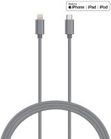 Kanex DuraBraid - Kabel połączeniowy USB-C (Power Delivery) na Lightning MFi 2 m (Space Gray) Kanex DuraBraid - Kabel połączeniowy USB-C (Power Delivery) na Lightning MFi 2 m (Space Gray)