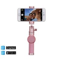 Momax Selfie Pro - Uniwersalny kij do selfie i wideo 4K + pilot Bluetooth (Rose Gold) Momax Selfie Pro - Uniwersalny kij do selfie i wideo 4K + pilot Bluetooth (Rose Gold)