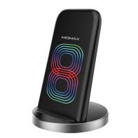 Momax Q.Dock2 Dual Coil - Bezprzewodowa ładowarka indukcyjna Qi do iPhone i Android, 10 W (czarny) Momax Q.Dock2 Dual Coil - Bezprzewodowa ładowarka indukcyjna Qi do iPhone i Android, 10 W (czarny)