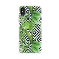 PURO Glam Tropical Leaves - Etui iPhone Xs / X (Geometric Jungle) PURO Glam Tropical Leaves - Etui iPhone Xs / X (Geometric Jungle)