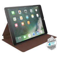 Speck Balance Folio Leather - Etui skórzane iPad 9.7" (2018/2017) / iPad Pro 9.7" / iPad Air 2 / iPad Air w/Magnet & Stand up (Walnut Brown)