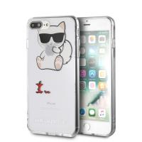 Karl Lagerfeld Choupette Fun Eaten Apple - Etui iPhone 8 Plus / 7 Plus (przezroczysty) Karl Lagerfeld Choupette Fun Eaten Apple - Etui iPhone 8 Plus / 7 Plus (przezroczysty)