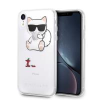 Karl Lagerfeld Choupette Fun Eaten Apple - Etui iPhone XR (przezroczyste) Karl Lagerfeld Choupette Fun Eaten Apple - Etui iPhone XR (przezroczyste)