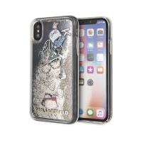 Karl Lagerfeld Liquid Glitter Case - Etui iPhone Xs / X (Gold Glitter) Karl Lagerfeld Liquid Glitter Case - Etui iPhone Xs / X (Gold Glitter)