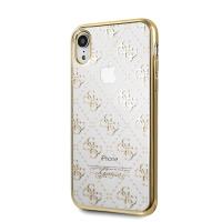 Guess 4G Transparent - Etui iPhone XR (złoty) Guess 4G Transparent - Etui iPhone XR (złoty)