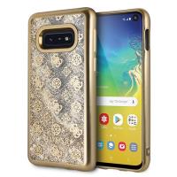 Guess 4G Peony Liquid Glitter - Etui Samsung Galaxy S10e (złoty) Guess 4G Peony Liquid Glitter - Etui Samsung Galaxy S10e (złoty)