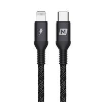Momax Elite link - Przewód z USB-C (Power Delivery Fast Charging 3A) na Lightning MFi 1,2 m (Black)