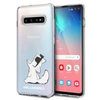 Karl Lagerfeld Choupette Fun Sunglasses - Etui Samsung Galaxy S10 (przezroczysty) Karl Lagerfeld Choupette Fun Sunglasses - Etui Samsung Galaxy S10 (przezroczysty)