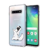 Karl Lagerfeld Choupette Fun Sunglasses - Etui Samsung Galaxy S10+ (przezroczysty) Karl Lagerfeld Choupette Fun Sunglasses - Etui Samsung Galaxy S10+ (przezroczysty)