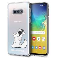 Karl Lagerfeld Choupette Fun Sunglasses - Etui Samsung Galaxy S10e (przezroczysty) Karl Lagerfeld Choupette Fun Sunglasses - Etui Samsung Galaxy S10e (przezroczysty)